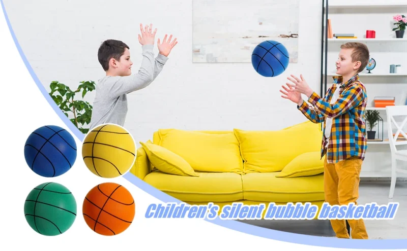 Silent Basketball,2025 Upgrade Dribble Dream Silent Basketball The Handleshh Silent Basketball Dribbling Indoor, Foam Basketball - Image 10
